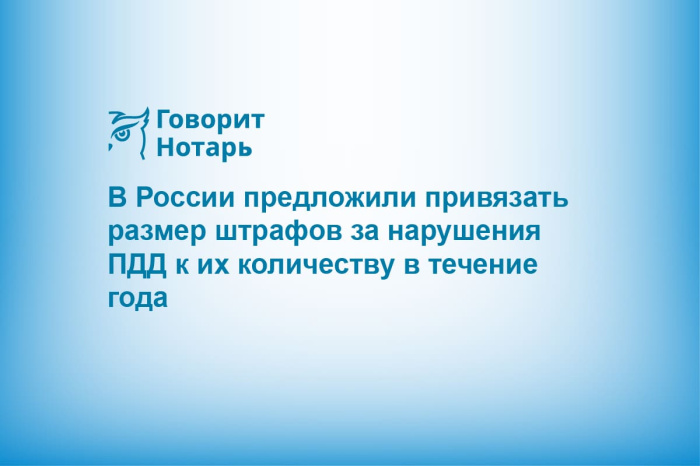 В России предложили привязать размер штрафов за нарушения ПДД к их количеству в течение года